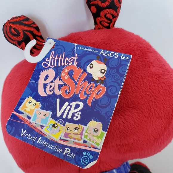 Littlest Pet Shop VIPs Ladybug Plush Stuffed Animal - Picture 5 of 7